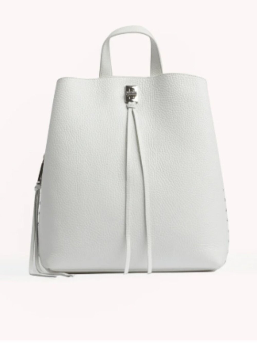 NWT Rebecca Minkoff Darren Leather Backpack White